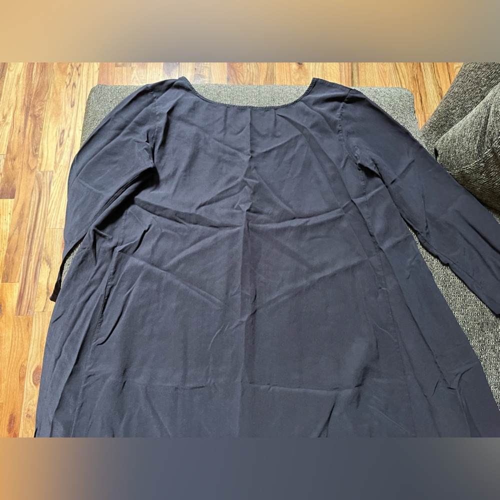 Gaia Conceptions Everyday Wanderer Silk Crepe long flowy maxi dress brand new - Picture 8 of 16